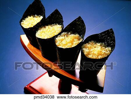 rice with a rolled seaweed, gim maki, rice with a rolled seaweed, Japanese rolling food, maki, dish View Large Photo Image Stock Photo - rice with a rolled seaweed, gim maki, rice with a rolled seaweed, Japanese rolling food, maki, dish. Fotosearch