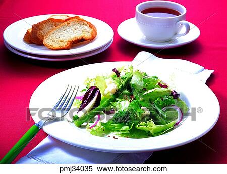 desert, bread, salad, coffee, coffee glass View Large Photo Image Stock Photography - desert, bread, salad, coffee, coffee glass. Fotosearch