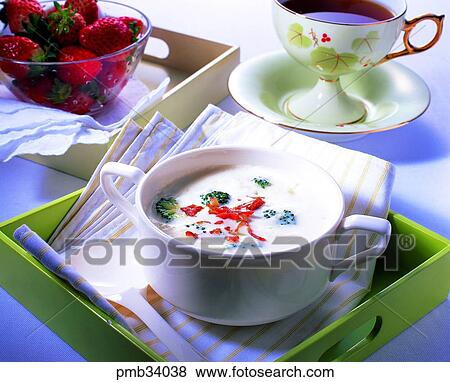 strawberry, broccoli soup, broccoli soup, western dish, western food, soup View Large Photo Image Stock Photo - strawberry, broccoli soup, broccoli soup, western dish, western food, soup. Fotosearch