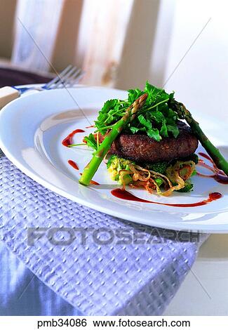 Stock Photograph - western dish, western food, steak, western dish, western food, dish. Fotosearch