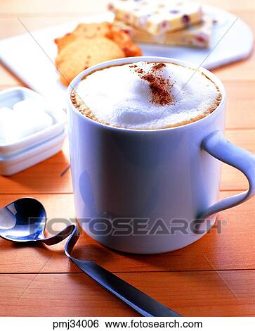 bubble, froth, cinnamon flour, mug cup, indoor, drink View Large Photo Image Stock Photograph - bubble, froth, cinnamon flour, mug cup, indoor, drink. Fotosearch