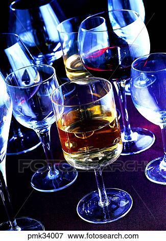 Stock Photo - glass, drink, wine, liquor, wine cup, liquor glass. Fotosearch