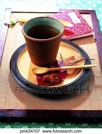 perssimon leaf tea, tea, spoon, indoor, drink, beverage View Large Photo Image Stock Photo - perssimon leaf tea, tea, spoon, indoor, drink, beverage. Fotosearch
