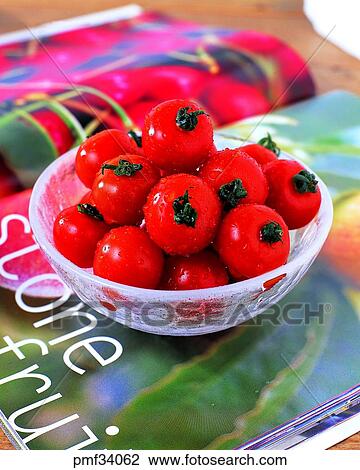 desert, cherry tomato, indoor, magazine, still life, inanimate objects View Large Photo Image Stock Image - desert, cherry tomato, indoor, magazine, still life, inanimate objects. Fotosearch