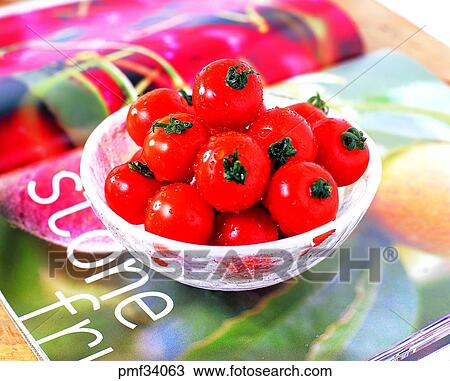desert, cherry tomato, indoor, magazine, still life, inanimate objects View Large Photo Image Stock Image - desert, cherry tomato, indoor, magazine, still life, inanimate objects. Fotosearch