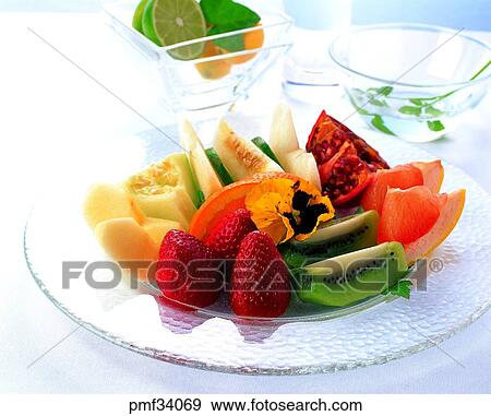 fruit, desert, assorted fruit, indoor, several, plate View Large Photo Image Stock Photo - fruit, desert, assorted fruit, indoor, several, plate. Fotosearch