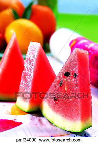 fruit, desert, watermelon, indoor View Large Photo Image Stock Image - fruit, desert, watermelon, indoor. Fotosearch