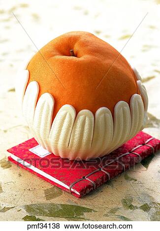 Stock Photo - fruit, section, slice, desert, pear, indoor. Fotosearch