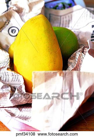 mango, harvest fruit, newspaper, indoor, several things, some things View Large Photo Image Stock Photo - mango, harvest fruit, newspaper, indoor, several things, some things. Fotosearch