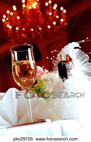 Stock Photography - marriage, glass, champagne, champagne glass, article, indoor. Fotosearch