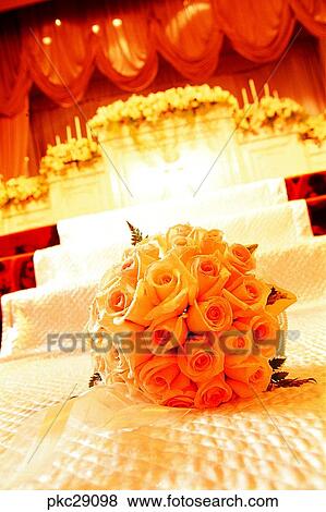 marriage, wedding ceremony hall, bouquet, indoor, wedding ceremony hall, wedding View Large Photo Image Stock Photo - marriage, wedding ceremony hall, bouquet, indoor, wedding ceremony hall, wedding. Fotosearch