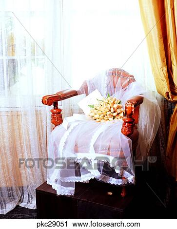 marriage, wedding veil, bridal veil, bouquet, article, indoor View Large Photo Image Stock Image - marriage, wedding veil, bridal veil, bouquet, article, indoor. Fotosearch