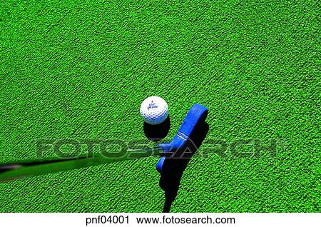 Stock Image - golf, golf ball, golf equipments, golf club, driver, no person7. Fotosearch