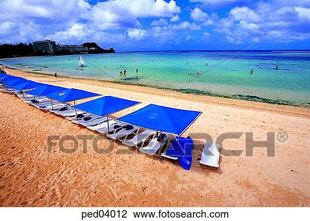 Stock Image - sightseeing, tourism, sightseeing, tourism, Guam, day, resort. Fotosearch