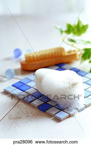 lifestyle, bathroom, soap, brush, foam View Large Photo Image Stock Photograph - lifestyle, bathroom, soap, brush, foam. Fotosearch