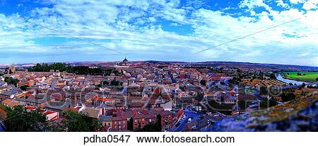 day, city, complete view, whole view, Toledo, village, whole view View Large Photo Image Stock Photo - day, city, complete view, whole view, Toledo, village, whole view. Fotosearch