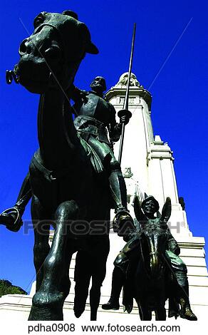 day, Don Quixote, quixotic, bronze statue, bronze image, bronze, Madrid View Large Photo Image Stock Photo - day, Don Quixote, quixotic, bronze statue, bronze image, bronze, Madrid. Fotosearch