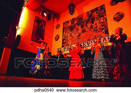 Stock Image - man and woman, men and women, dancing, dance, dancer, dancers, folk dance. Fotosearch