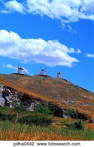 Stock Image - day, wind, Spain, outdoor, outdoors, outside. Fotosearch
