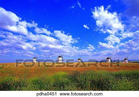 Stock Image - day, wind, Spain, outdoor, outdoors, outside. Fotosearch