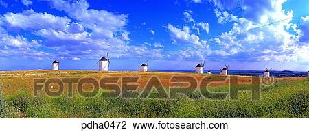 Stock Image - day, wind, Spain, outdoor, outdoors, outside. Fotosearch