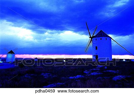 Stock Photo - night, Spain, outdoor, outdoors, outside, scene. Fotosearch
