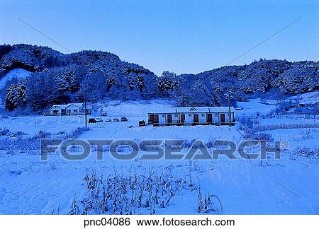 winter, mountain villa, snow, resort, night, cottage, villa View Large Photo Image Stock Photograph - winter, mountain villa, snow, resort, night, cottage, villa. Fotosearch