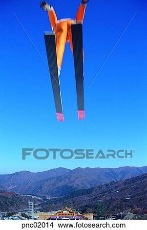 winter, sports, sport, day, person, persons, sky jump View Large Photo Image Picture - winter, sports, sport, day, person, persons, sky jump. Fotosearch