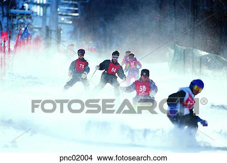 winter, sports, sport, day, snow, Oriental, Orientals View Large Photo Image Picture - winter, sports, sport, day, snow, Oriental, Orientals. Fotosearch