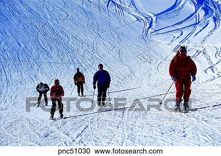 Stock Image - winter, sports, sport, day, snow, leisure, person. Fotosearch