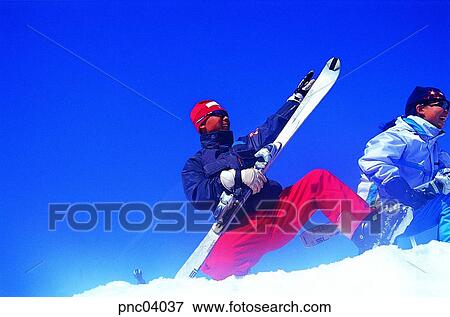 winter, sports, sport, man and woman, men and women, day, snow View Large Photo Image Stock Photo - winter, sports, sport, man and woman, men and women, day, snow. Fotosearch