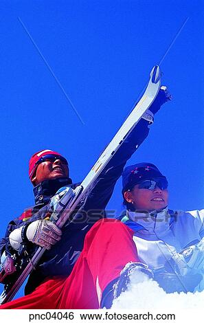 winter, sports, sport, man and woman, men and women, day, snow View Large Photo Image Stock Photograph - winter, sports, sport, man and woman, men and women, day, snow. Fotosearch