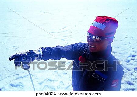 Picture - winter, sports, sport, men, male, males. Fotosearch