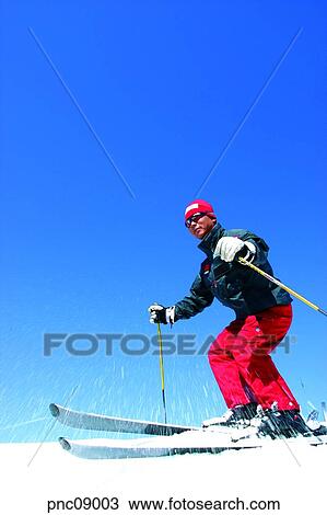 Stock Image - winter, sports, sport, men, male, males. Fotosearch