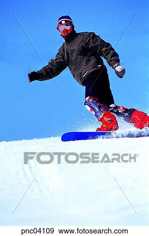 Stock Photo - winter, sports, sport, day, snow, Oriental, Orientals. Fotosearch