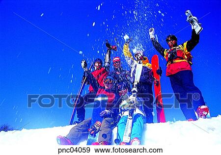 winter, sports, sport, snow, Oriental, Orientals, leisure View Large Photo Image Stock Photo - winter, sports, sport, snow, Oriental, Orientals, leisure. Fotosearch