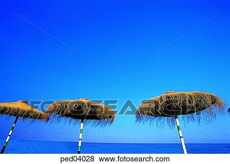 day, parasol, beach, beach parasol, outdoor, exterior View Large Photo Image Stock Photo - day, parasol, beach, beach parasol, outdoor, exterior. Fotosearch