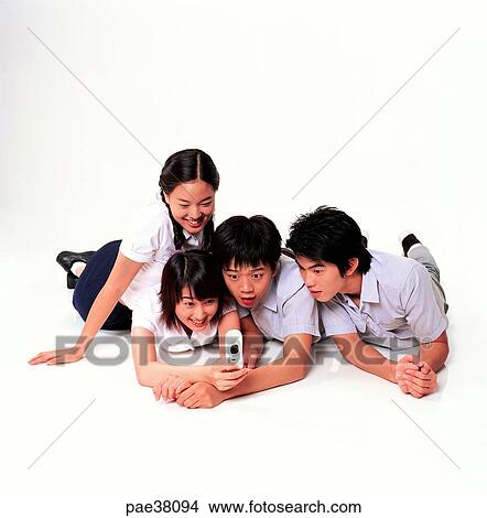 student, students, school boy, boy student, school girl, girl student, celluar phone View Large Photo Image Picture - student, students, school boy, boy student, school girl, girl student, celluar phone. Fotosearch