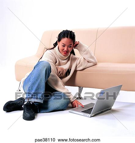 student, students, school girl, girl student, sofa, notebook, computer View Large Photo Image Stock Image - student, students, school girl, girl student, sofa, notebook, computer. Fotosearch