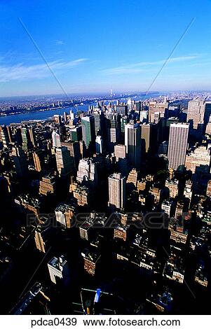 Stock Photo - city, New York, buildings, building, Manhattan, cities, America. Fotosearch