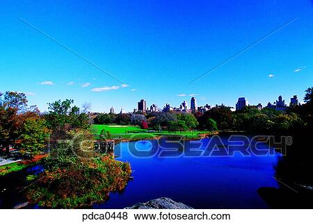 lakes, New York, lake, park, Central Park, America View Large Photo Image Stock Photo - lakes, New York, lake, park, Central Park, America. Fotosearch