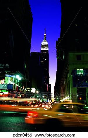 night, New York, Empire State, buildings, Empire Statebuilding, night, America View Large Photo Image Stock Photography - night, New York, Empire State, buildings, Empire Statebuilding, night, America. Fotosearch