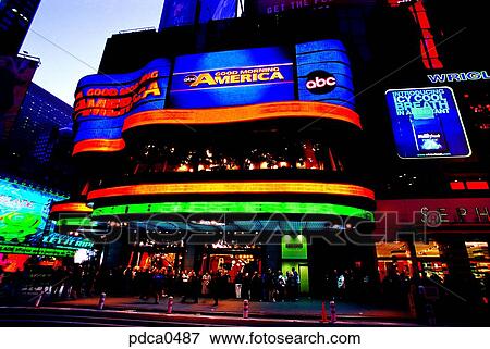 night, New York, neon sign, neon, Broadway, night view, America View Large Photo Image Stock Photo - night, New York, neon sign, neon, Broadway, night view, America. Fotosearch