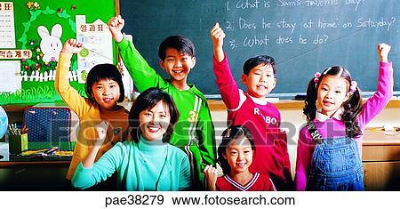 Stock Photo - child, children, youngster, young, speaker, lecturer, student. Fotosearch