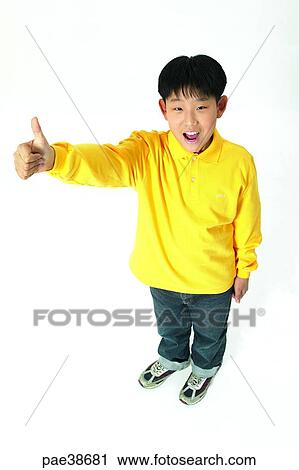 Stock Image - child, children, young, model, models, Korean, Koreans. Fotosearch