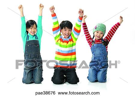 Stock Photograph - child, children, young, model, models, Korean, Koreans. Fotosearch