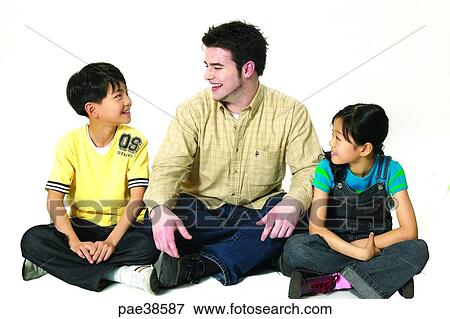 Stock Photo - child, children, young, student, students, schoolgril, schoolboy. Fotosearch