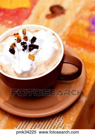 coffee, Caffe' mocha, coffee cup, teacup, teacups, whipped cream, Vienna coffee View Large Photo Image Stock Photography - coffee, Caffe' mocha, coffee cup, teacup, teacups, whipped cream, Vienna coffee. Fotosearch