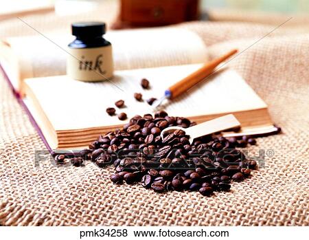 coffee, coffee beans, beans, beans, coffee, pencil, ink View Large Photo Image Stock Photo - coffee, coffee beans, beans, beans, coffee, pencil, ink. Fotosearch