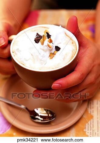 coffee, drink, beverage, whipped cream, cream coffee, Vienna coffee, tea View Large Photo Image Stock Image - coffee, drink, beverage, whipped cream, cream coffee, Vienna coffee, tea. Fotosearch